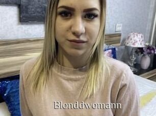 Blonddwomann