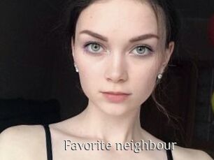 Favorite_neighbour