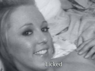 Licked